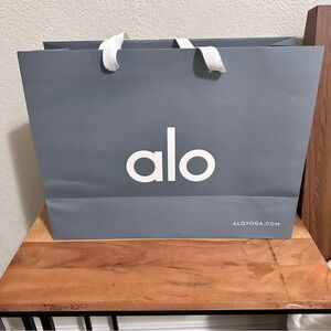 ALO Yoga Paper Gift Shopping Bag EUC
